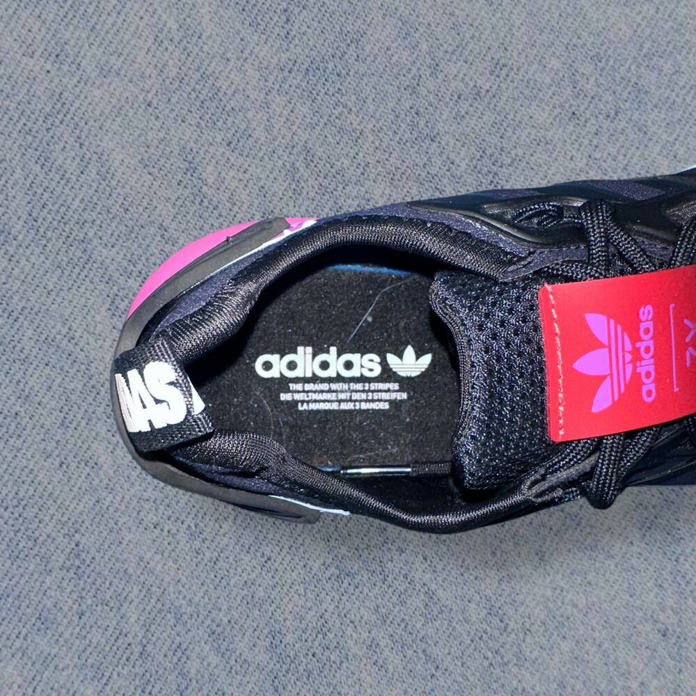 Adidas ZX 2K Boost Black Pink Sneakers - Women’s Size 7.5 - Picture 6 of 7